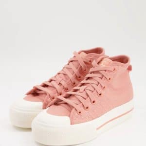 adidas Originals - Nizza sneakers med plateau i støvet rosa-Lyserød