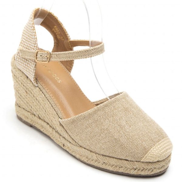 Vicca Dame plateau sandal 5882 - Beige