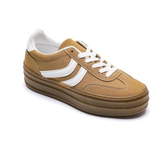 Claudette dame sneakers 6487 - Yellow